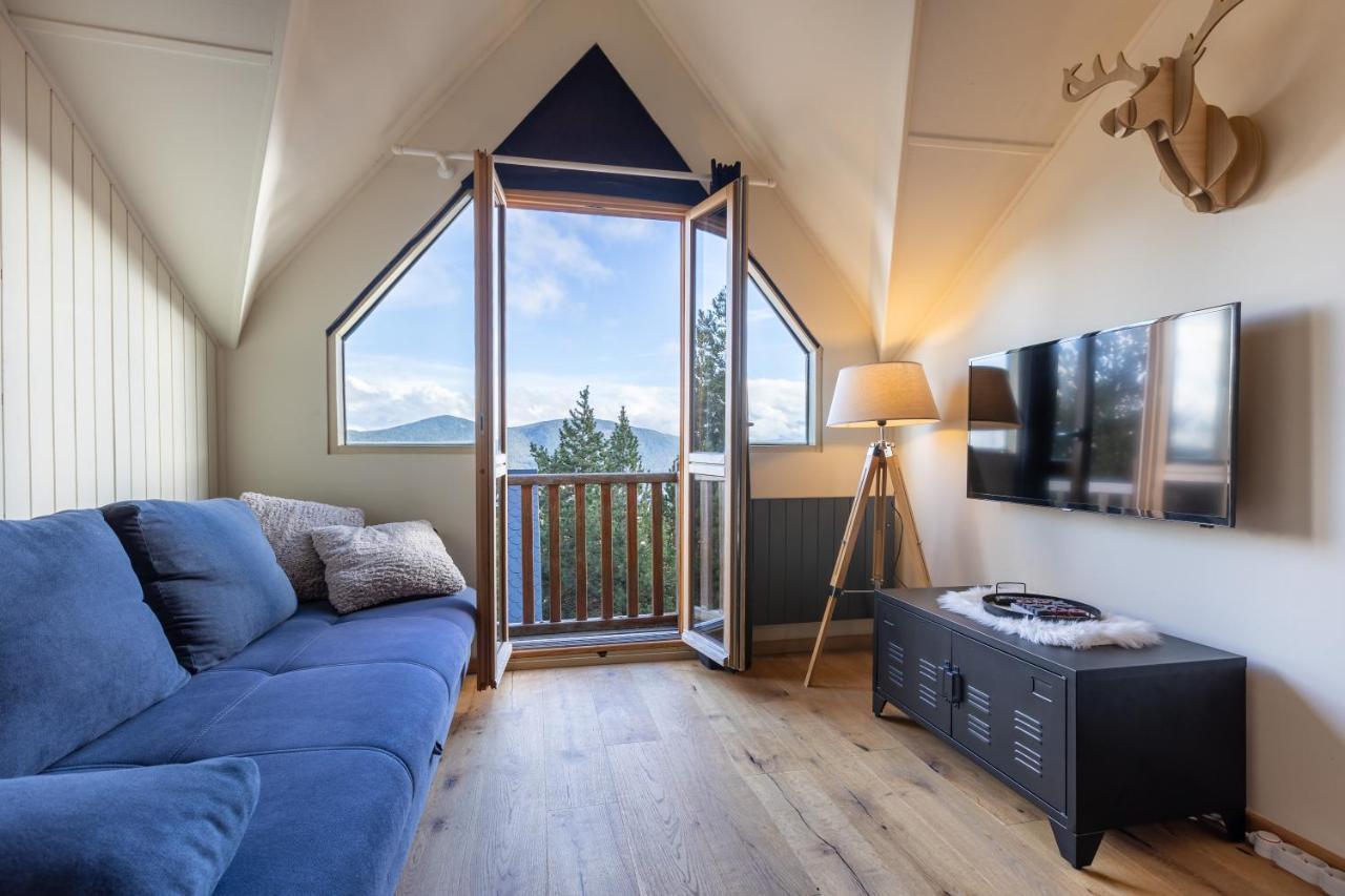 Le Cerf - Duplex Avec Superbe Vue Montagne Apartment Les Angles  Exterior photo